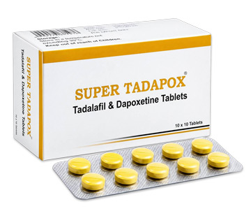 Super Tadapox tablete – Tadalafil i Dapoxetine, pakiranje i blister s tabletama